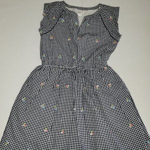 Gingham Capsleeve Dress - Size  XL - PRE-OWNED